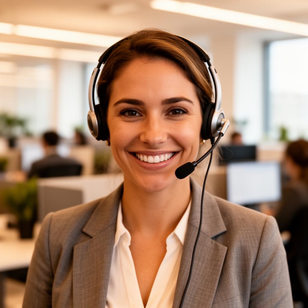 Staffing recruiter at work